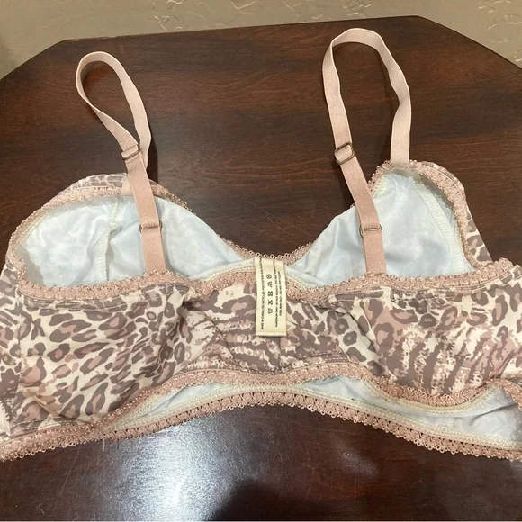 Spell Ada Leopard Print Bralette, Size Large - Picture 6 of 8